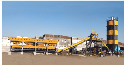 Horizontal Concrete Batching Plant Discharging Height: 4.2 Mtr Gigabyte (Gb)