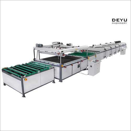 Full Automatic Flat Silk Screen Printing Machine By DEYU MACHINERY