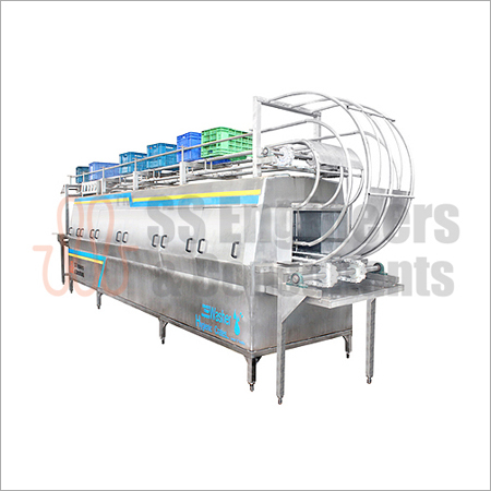 Ice Cream Crates Washer One man operated