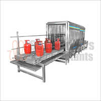 Lpg Cylinder Washer - Stainless Steel 304, 800 Halves Per Hour Capacity | High-pressure Cleaning, Electric Power Source, Multi-stage Washing Process