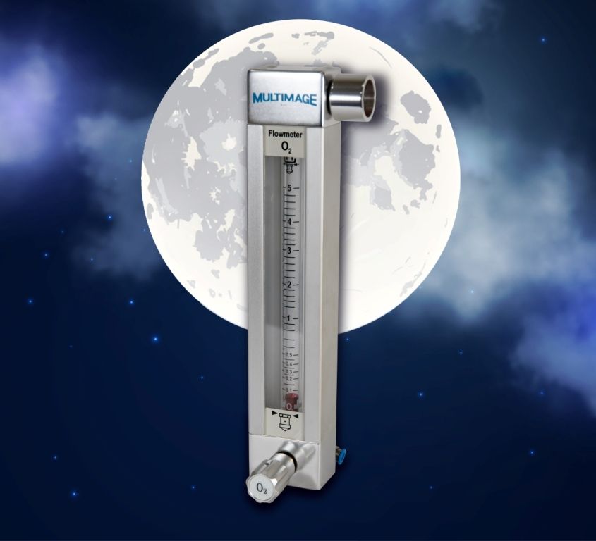 Panel Mounting Flowmeter for Oxygen