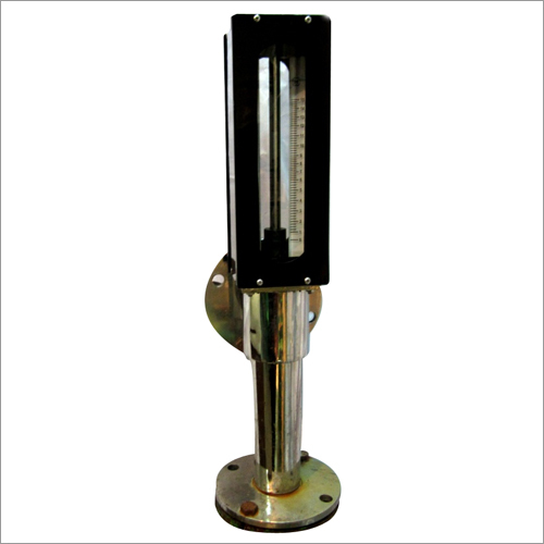 Steel Tube Flowmeter With Magnetically Coupled Indicator for Use With Opaque Fluids