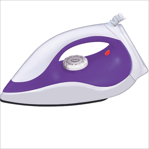 Superb Light Weight Electric Iron - Metal and Plastic, 220-240 Volt, White-Purple Color, Non-Stick Sole Plate, 1 Year Warranty, Energy Efficient Design
