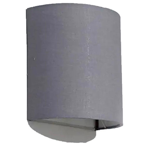 Grey Half Wall Lamp Shade