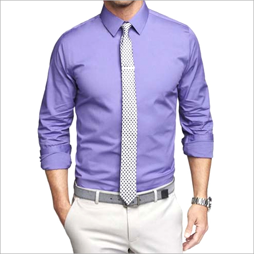 Mens Plain Shirt Collar