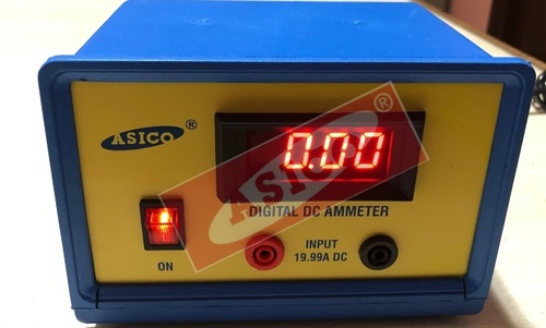 Digital DC Ammeter LED Type Mains operated