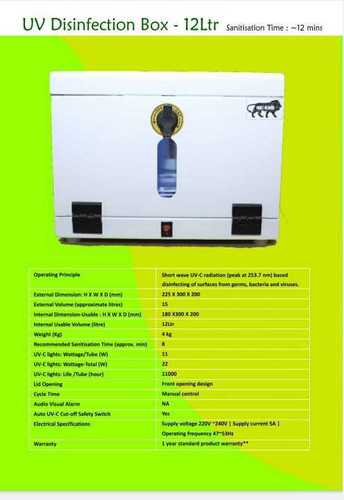 Uvc disinfection Box
