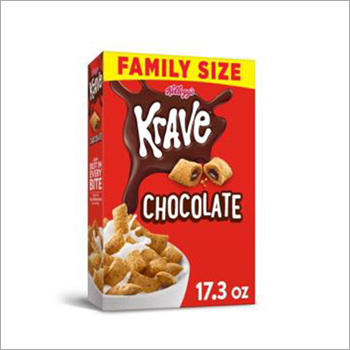 Kelloggs Krave Breakfast Cereal Chocolate Family Size 17.3 Oz By SNACKDARY FOR FOODSTUFF