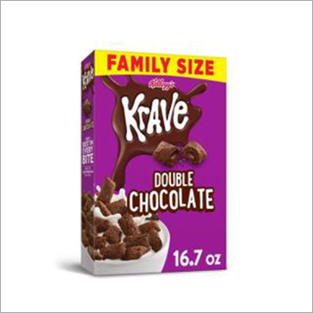 Kellogg's Krave Breakfast Cereal Double Chocolate By SNACKDARY FOR FOODSTUFF