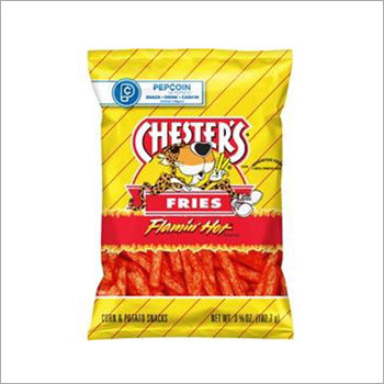 Chester's Fries Corn And Potato Snacks Flamin Hot Flavored