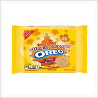 Oreo Golden Sandwich Cookies Limited Edition Maple Flavor Creme