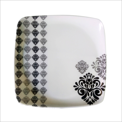 Melamine Sqaure Dinner Plate - Ceramic Type: Porcelain
