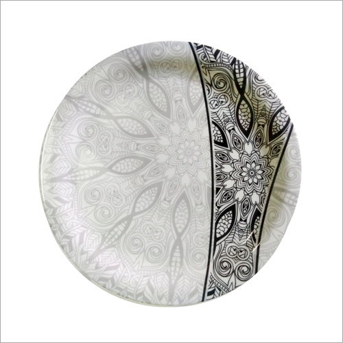 Melamine Classic Round Dinner Plate - Ceramic Type: Porcelain
