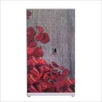 Floral Print Steel Almirah