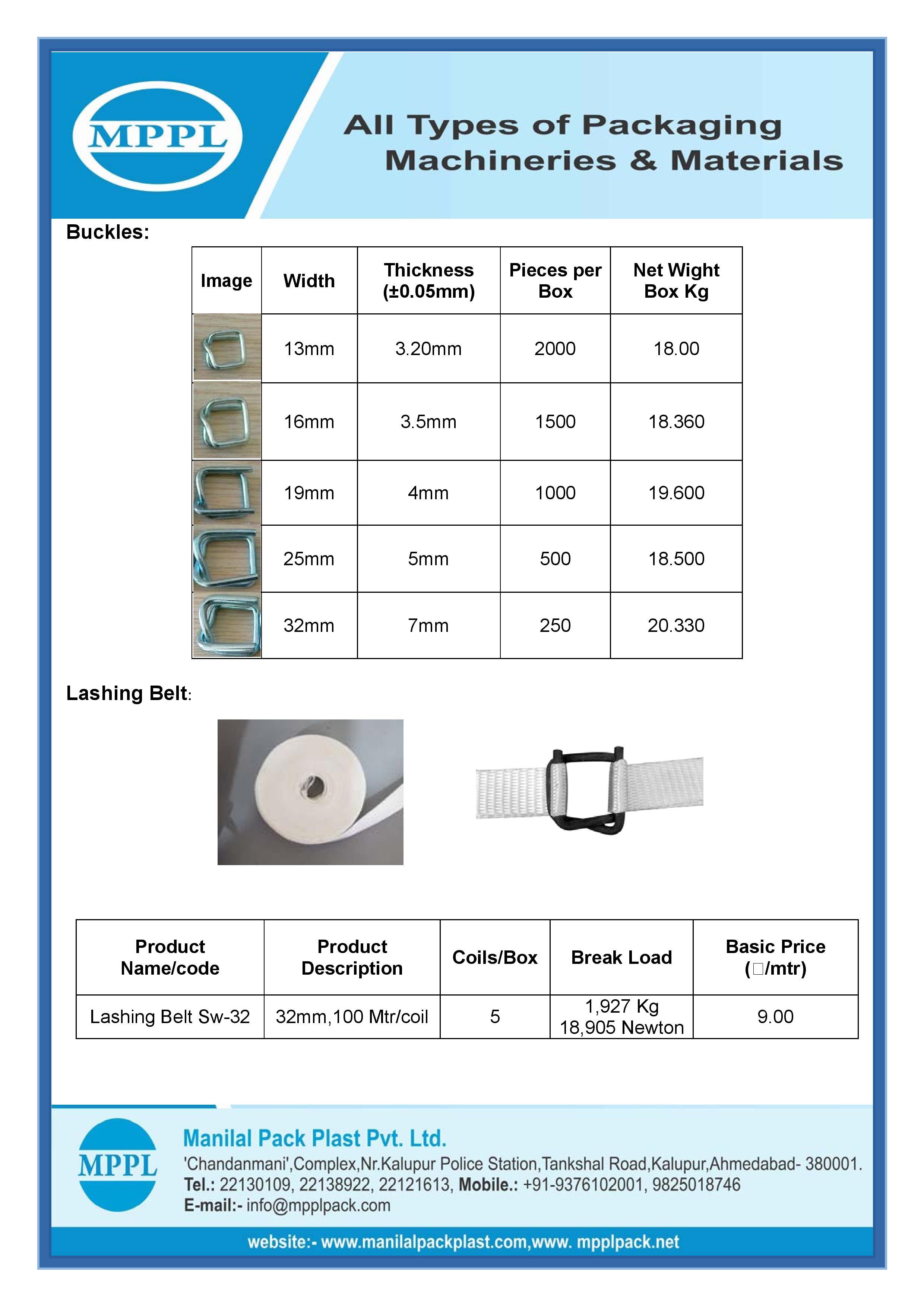 Cord Strap, Buckles & Accessories
