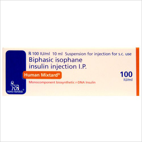 100 IU-ml Human Mixtard Insulin Injection