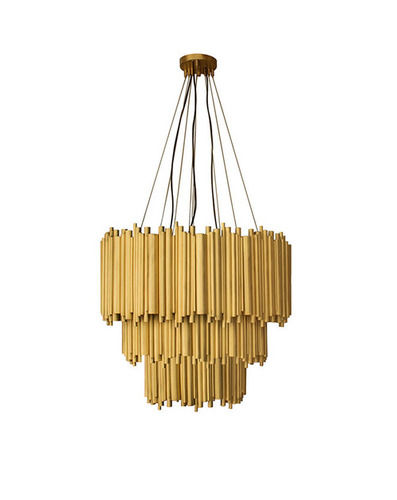 Brass Hanging Chandelier