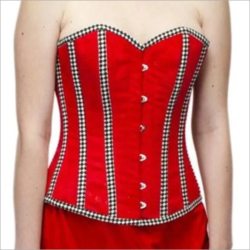 red velvet corset dress