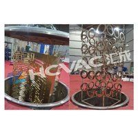 HCVAC Stainless Steel Furniture Accessories Titanium Gold PVD Vacuum Coating Equipment