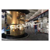 HCVAC Large Chamber Titanium Gold Stainless Steel Plate Tube PVD Vacuum Coating Machine