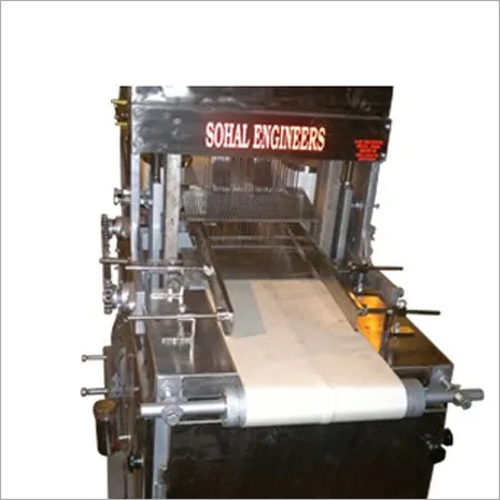 Stainless Steel Bread Round Roll Slicing Machine