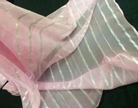 Shiny Square Lurex Chiffon silk Scarves