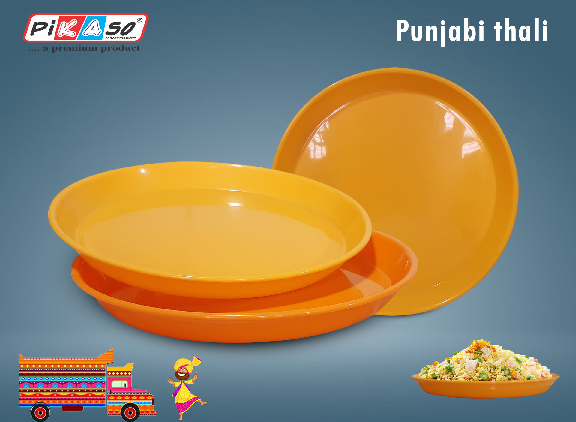 Round Full Plate 10 Inch (6 Pc Set)
