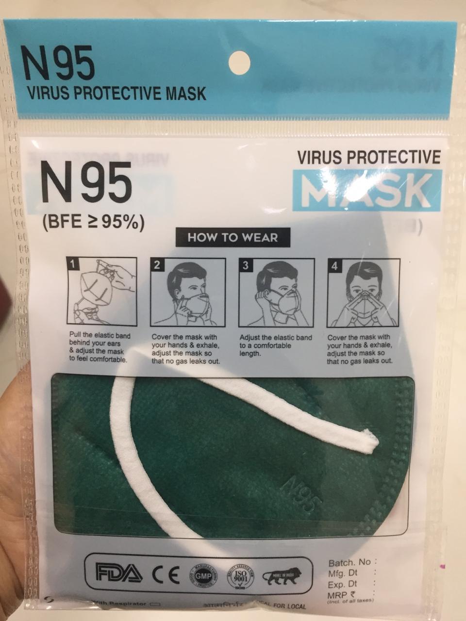 N95 Protective Face Mask