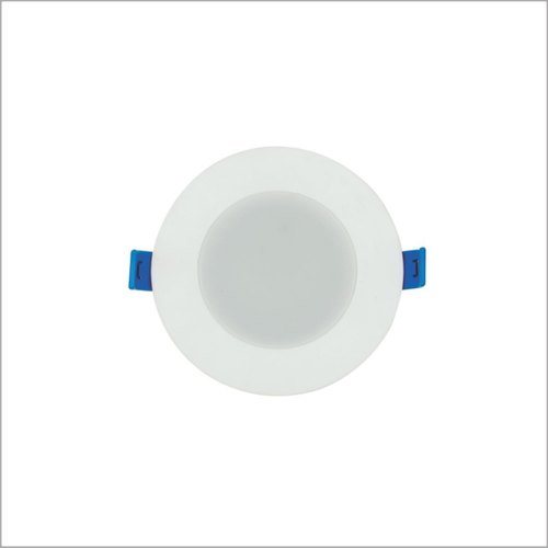 6w Led Round Concealed Light - Plastic, Round Shape, Cool White | Indoor & Outdoor Application, Input Voltage: 220-240v, 3-year Warranty