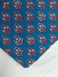Hand Block Printed Fabric - Cotton, 10 Meter, 44" Width, Multiple Colors | Handmade, Square Shape, Ideal For Home, Hotel, Outdoor, Party