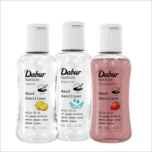 Dabur Hand Sanitizer - 50 ml | For Adults, Children & Families - Anti Allergic, Suitable for Hospitals, Clinics & Households, Kills Germs