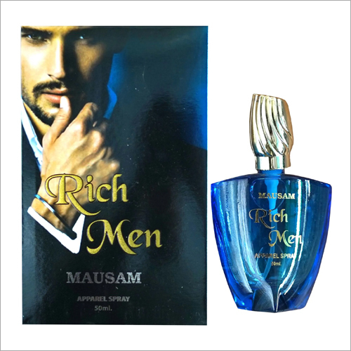 Rich Men's Apparel Spray Perfume - 50 ml Liquid, Fragrant and Fresh Scents for Daily Use and Long-Time Travel