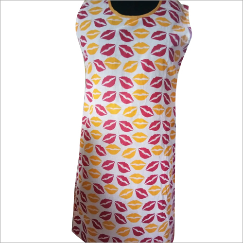 Ladies Printed Cotton Kurtis - Cotton, Various Sizes, Multi-Color Patterns | Casual, Sleeveless, Suitable for All Seasons, Washable
