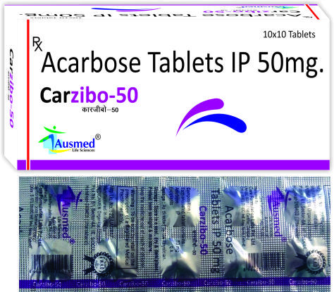 Acarbose Ip 25 Mg ,carzibo-25.