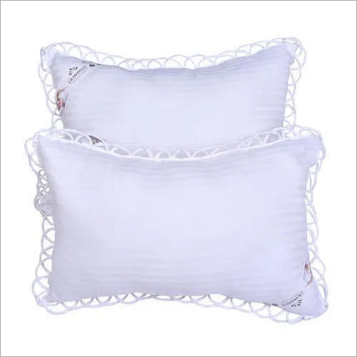 Cotton White Bed Fiber Pillow