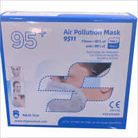 Air Pollution Face Mask - High-density Non-woven Fabric, Standard Size | 3d Design, Adjustable Nose Bridge, Multilayer Protection, Unisex