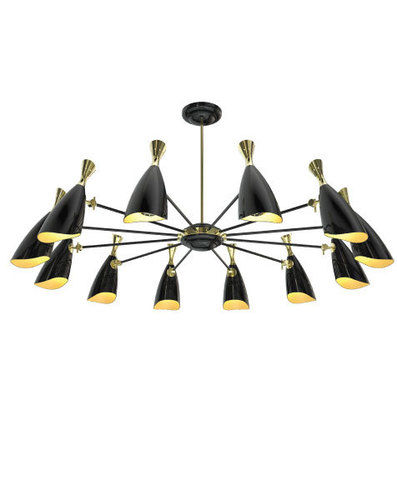 Matte Black Wilson Chandelier