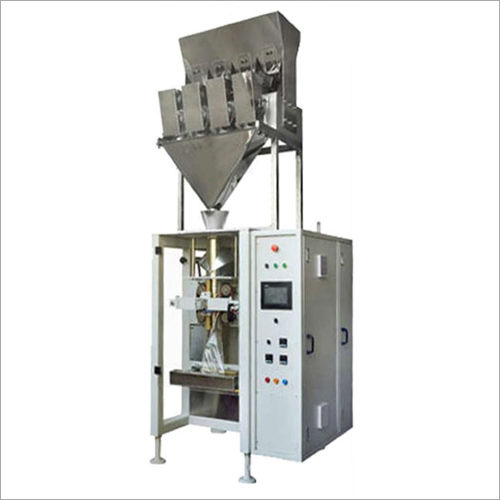 Collar With Four Head Weighing Filler Pouch Packing Machine