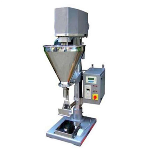 Semi Automatic With Auger Filler Machine