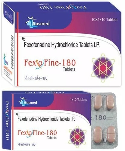 Faxofenadine Hydrochloride I.p 180mg , Fexofine