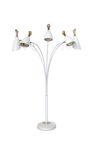Pete Floor Lamp, Silver Multi Light Floor Lamp Target
