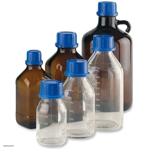 Reagent bottles, clear borosilicate glass, clear borosilicate glass