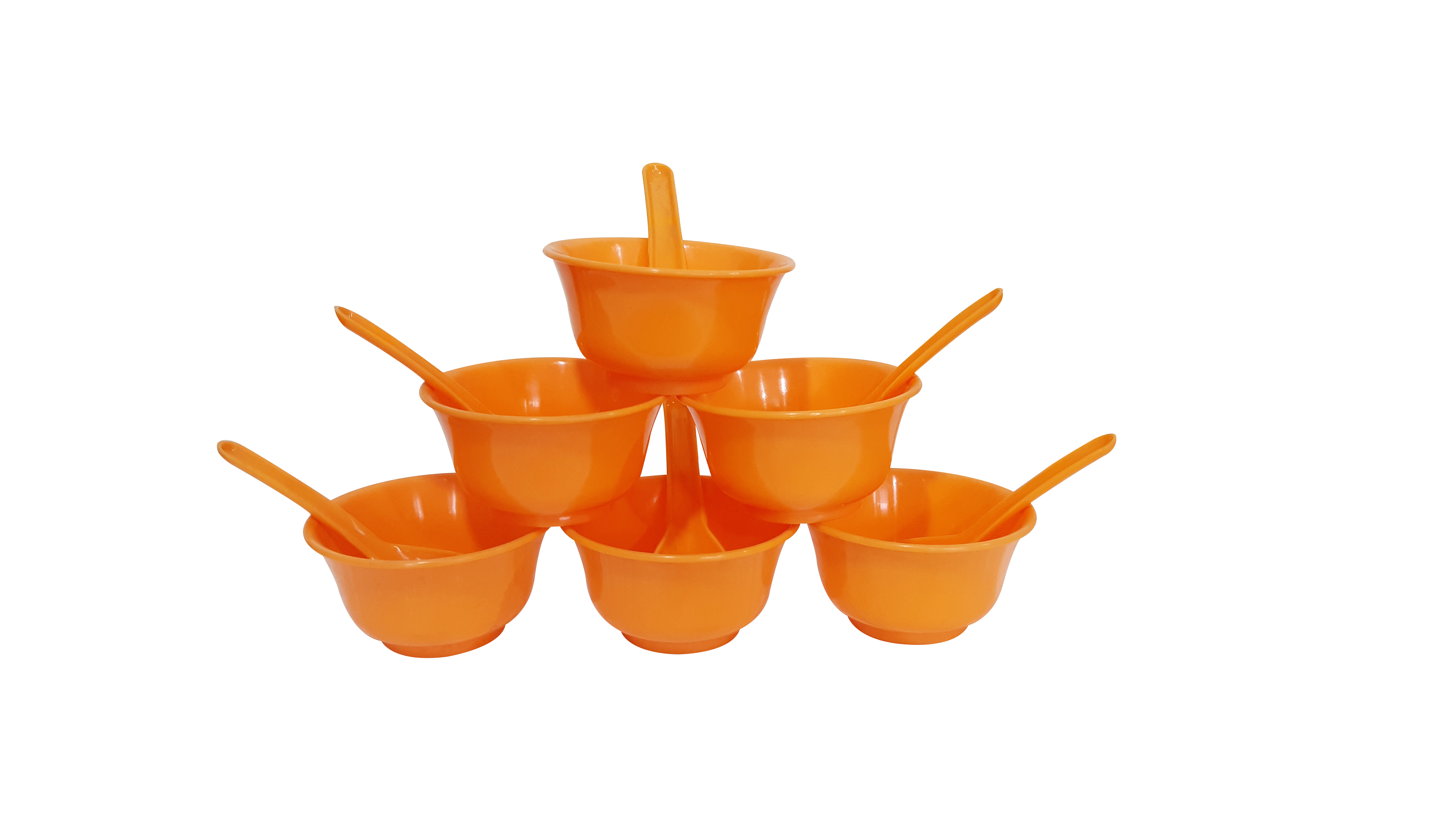 Soup Bowl With Spoon (6 Pc Set)