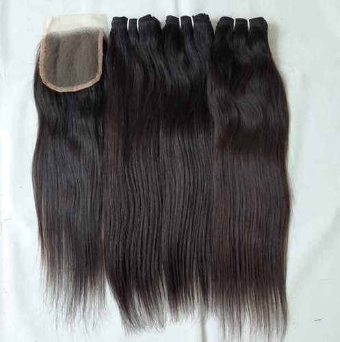 Raw Human Straight Hair Extensions