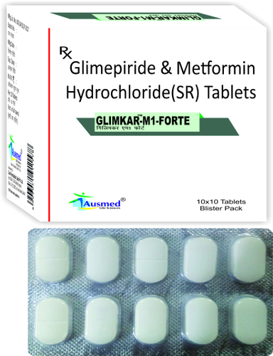 Glimepiride I.p. 1 Mg.  + Metformin Hcl. I.p. 1000 Mg.