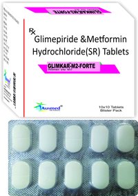 Glimepiride I.p. 1 Mg.  + Metformin Hcl. I.p. 1000 Mg.