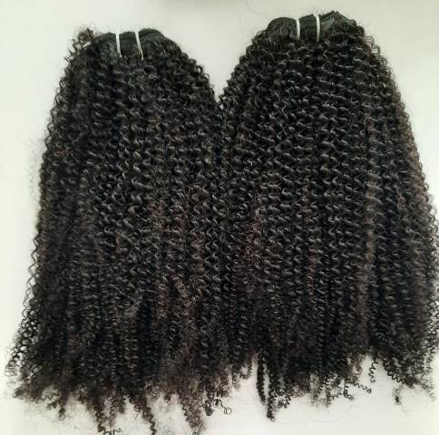 Afro Curly Human Hair Extensions