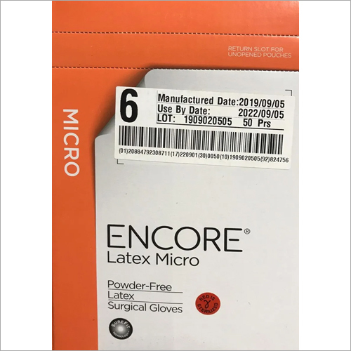 Latex Surgical Gloves - Pack Size: 50 Pair | Medical Grade, Disposable, Powder-Free, White Latex, Ideal for Hospitals and Clinics