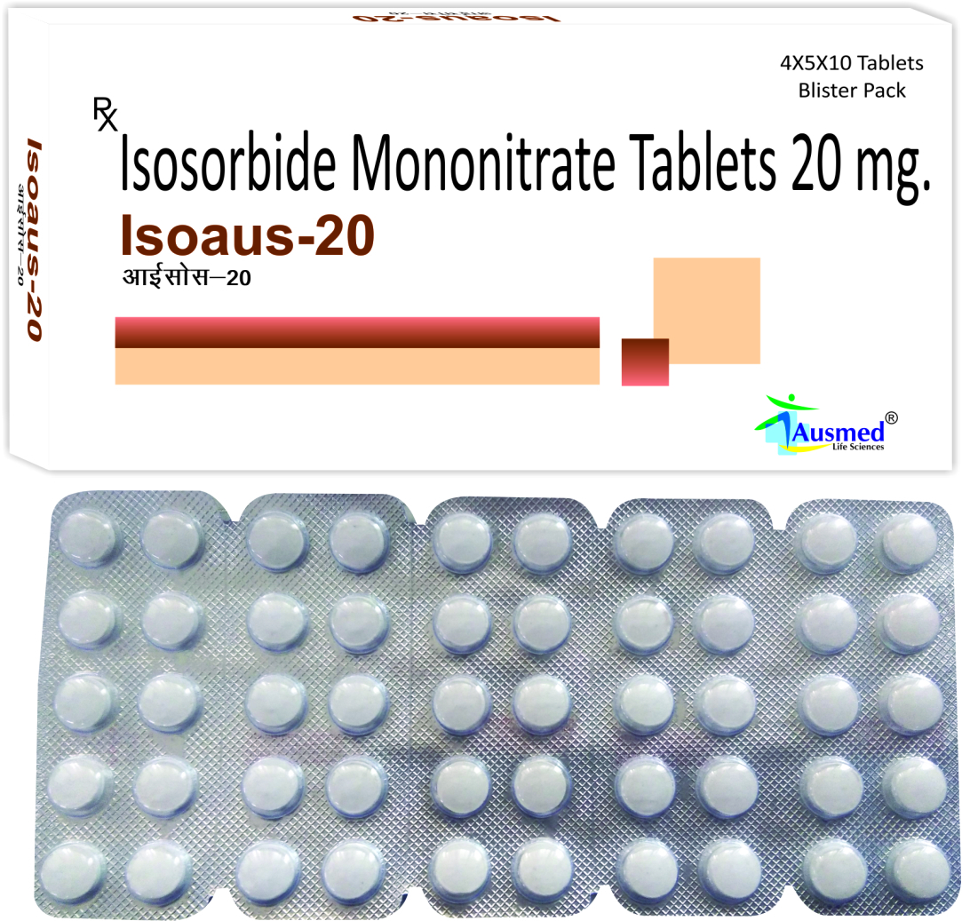 Isosorbide Mononitrate Ip 10mg, Isoaus-10
