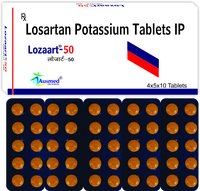 Losartan Potassium  Ip 50mg. +  Amlodipine Besylate  Ip  5mg./lozaart